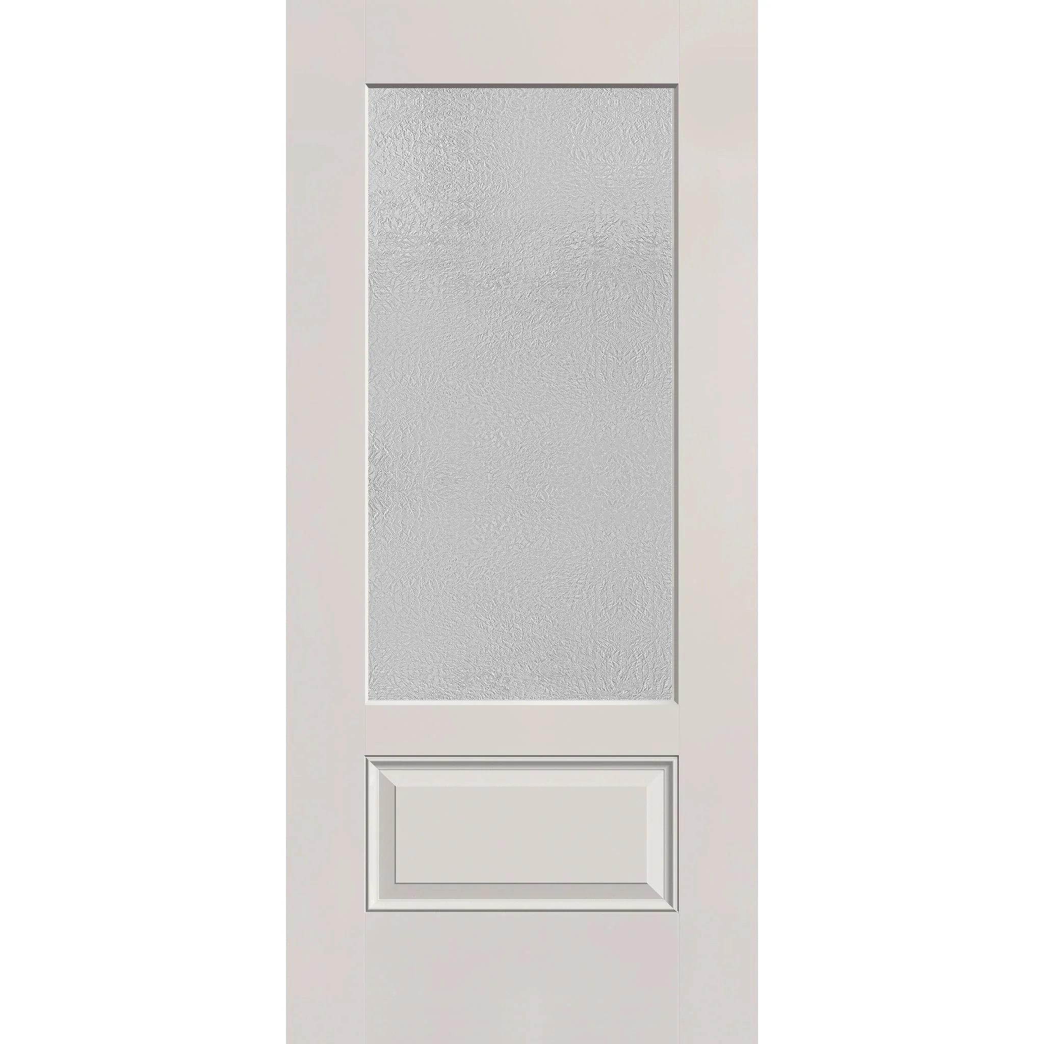 Micro-Granite Flush Glazed Hurricane-Rated Fiberglass Entry Door - 3/4 Lite (36" x 80") - Image 2