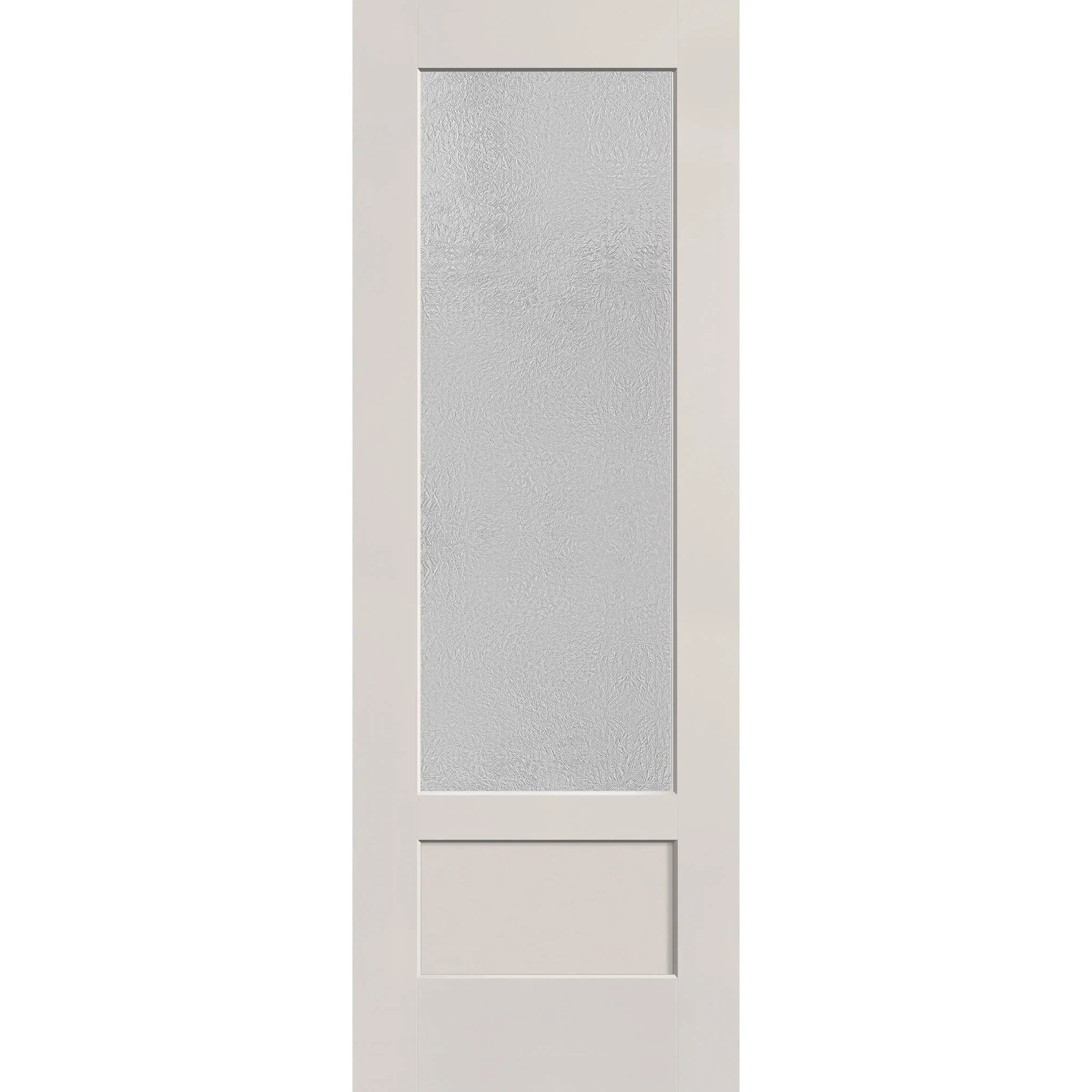 Micro-Granite Flush Glazed Hurricane-Rated Fiberglass Entry Door - 3/4 Lite Shaker (34" x 96") - Image 2