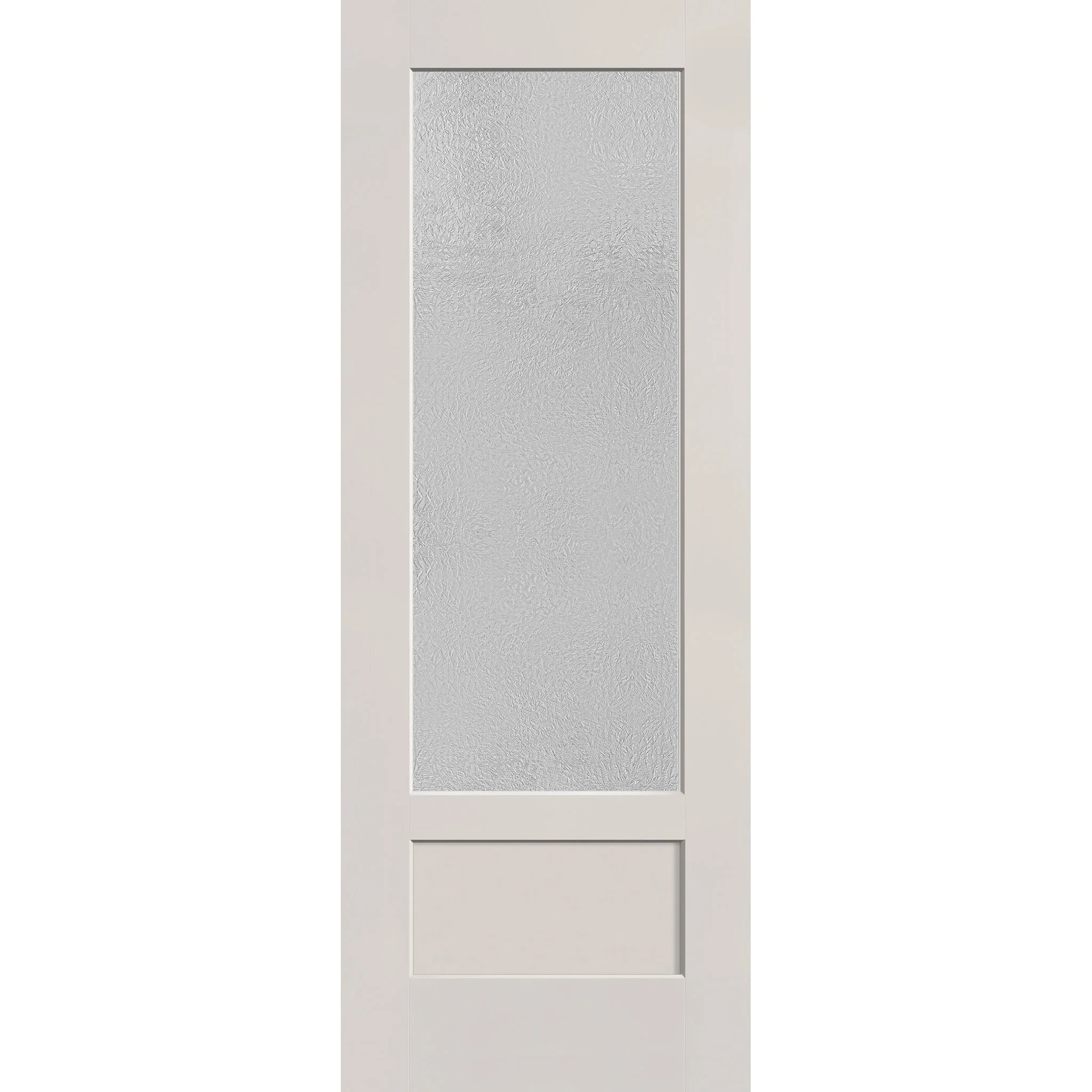 Micro-Granite Flush Glazed Hurricane-Rated Fiberglass Entry Door - 3/4 Lite Shaker (36" x 96") - Image 2