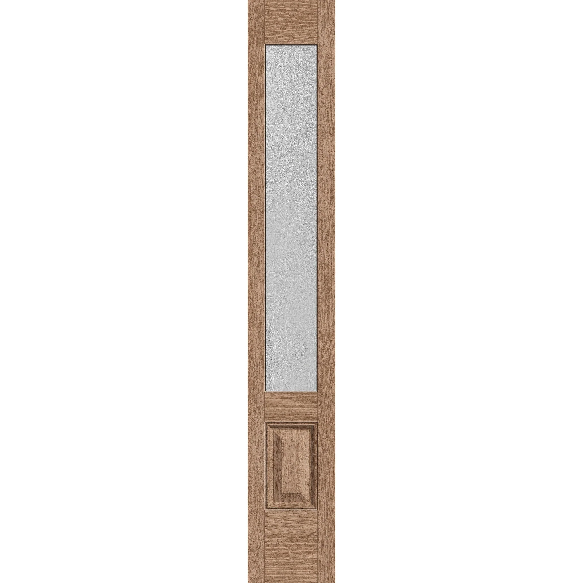 Micro-Granite Flush Glazed Hurricane-Rated Fiberglass Sidelite Panel - 3/4 Lite (12" x 80")