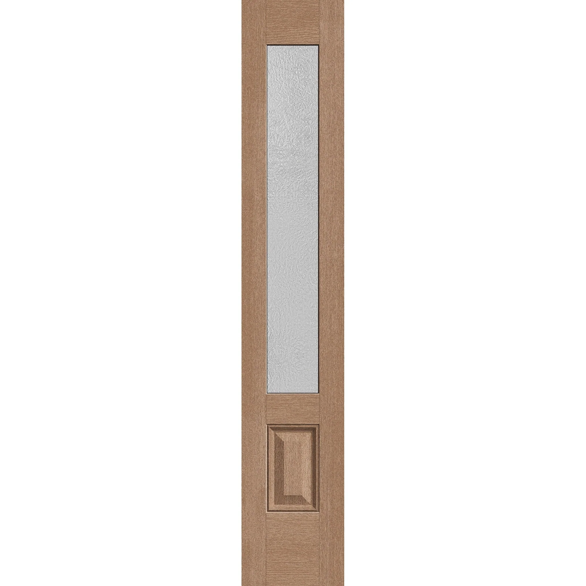 Micro-Granite Flush Glazed Hurricane-Rated Fiberglass Sidelite Panel - 3/4 Lite (14" x 80")
