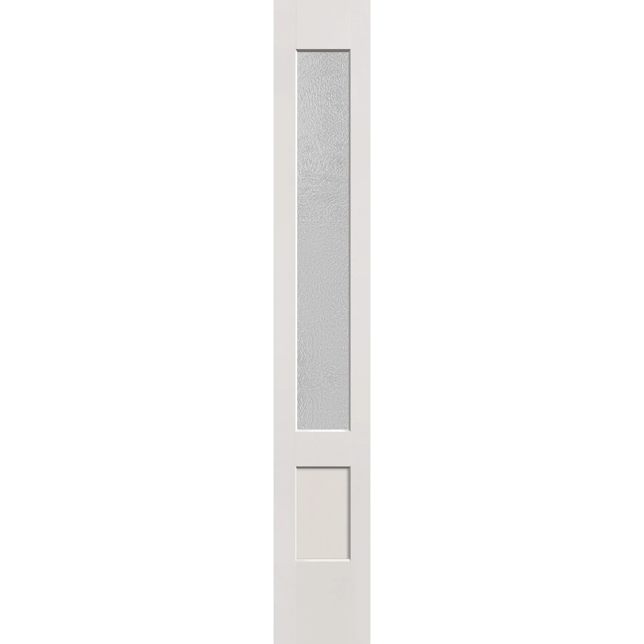 Micro-Granite Flush Glazed Hurricane-Rated Fiberglass Sidelite Panel - 3/4 Lite Shaker (12" x 80")