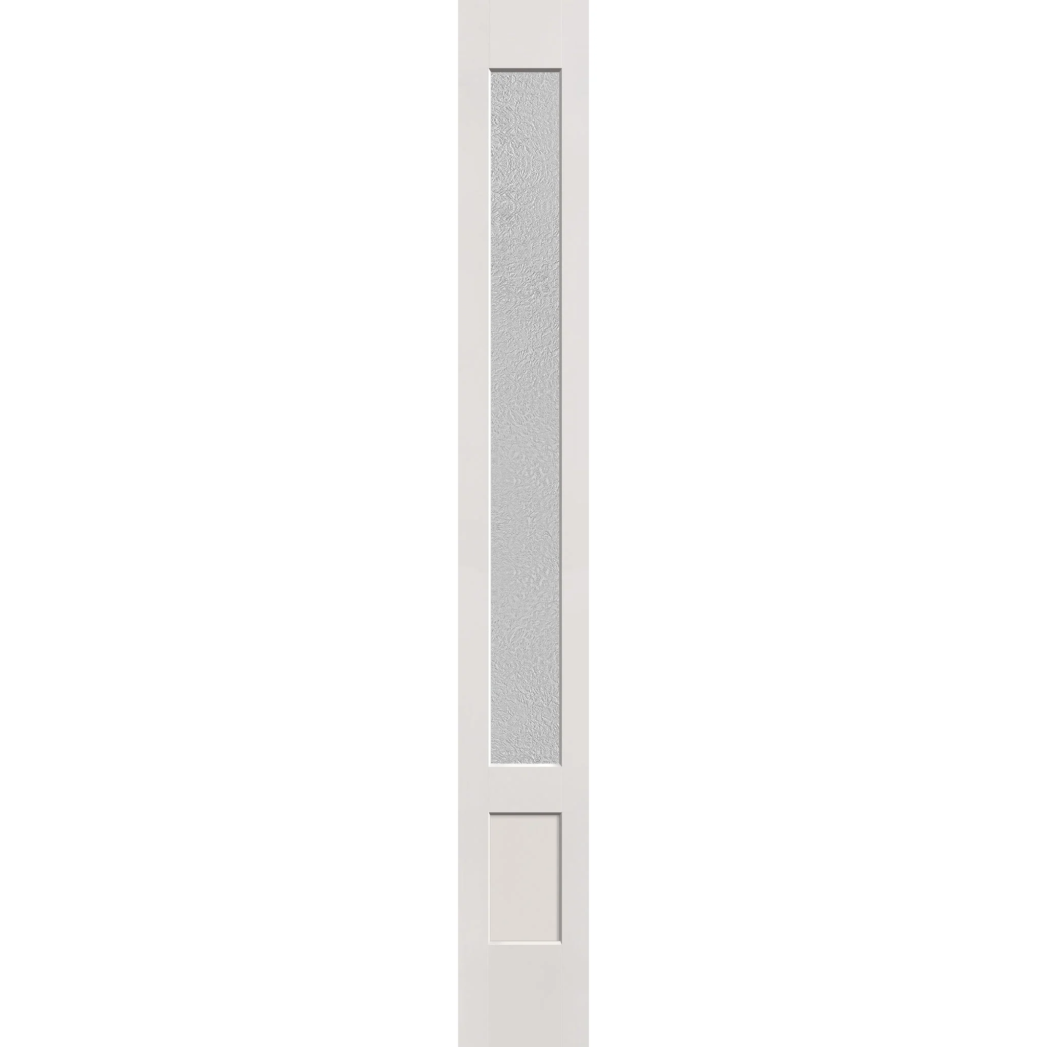 Micro-Granite Flush Glazed Hurricane-Rated Fiberglass Sidelite Panel - 3/4 Lite Shaker (12" x 96")