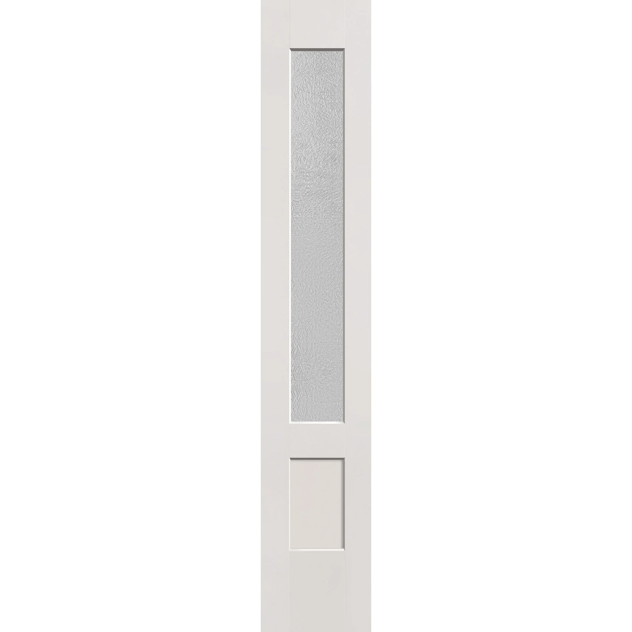 Micro-Granite Flush Glazed Hurricane-Rated Fiberglass Sidelite Panel - 3/4 Lite Shaker (14" x 80")