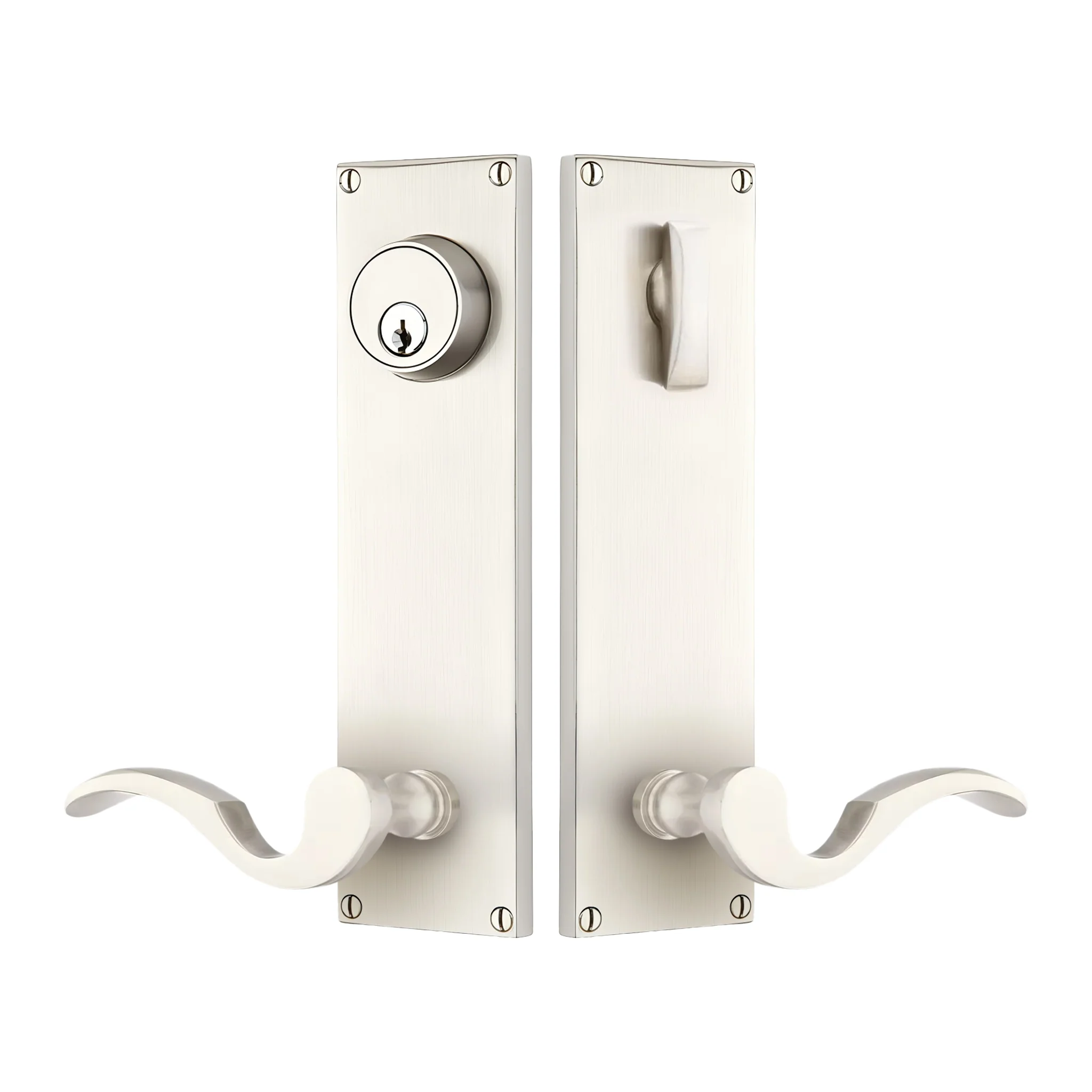 Modern Sideplate Entry Lockset by Emtek - Image 6
