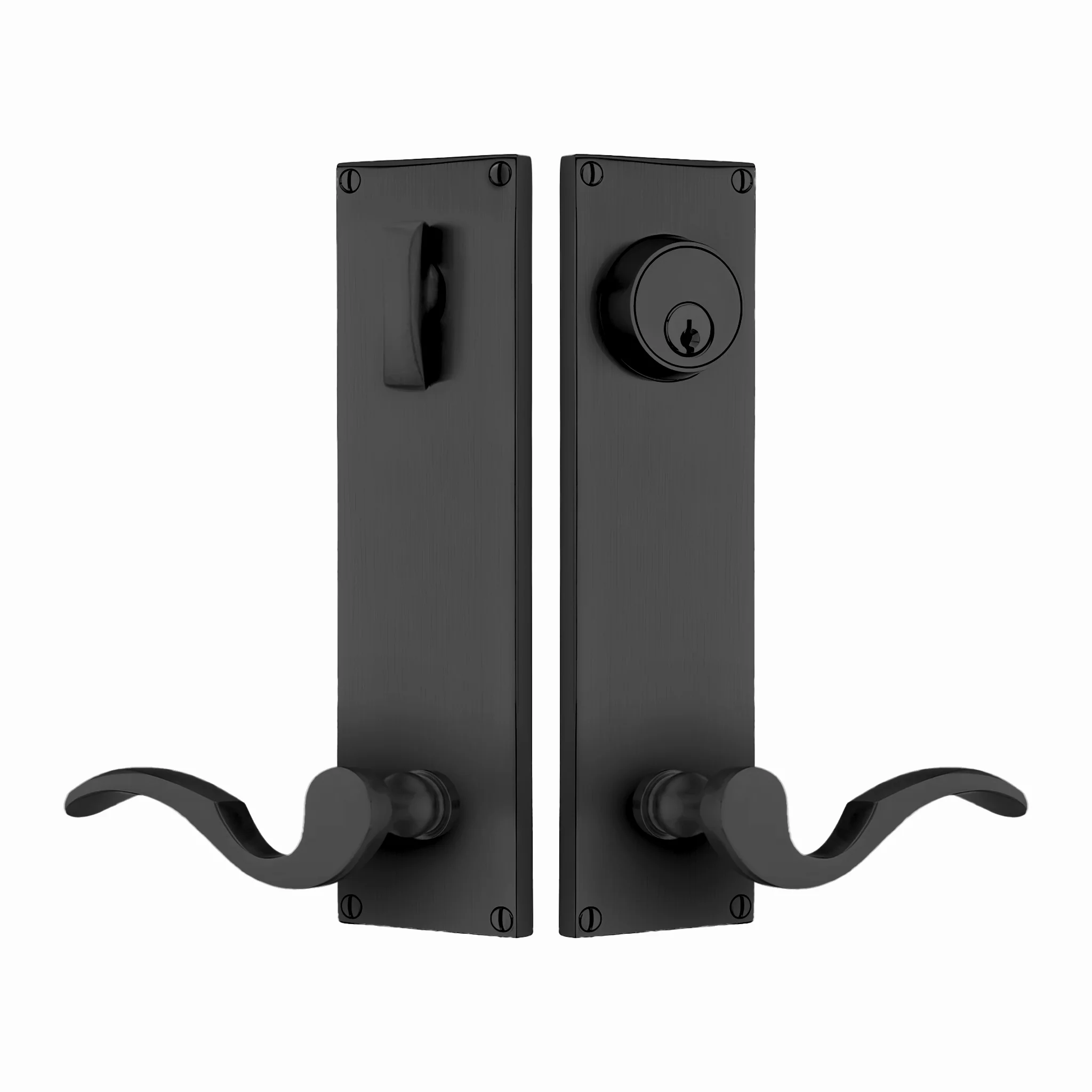 Modern Sideplate Entry Lockset by Emtek - Image 8