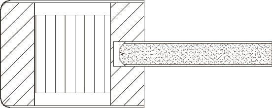 Poplar Interior Door Slab (2 Panel Shaker) - Image 3