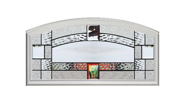 Portland Glass and Frame Kit (Arch Top Fanlite 24" x 12" Frame Size) - Image 3