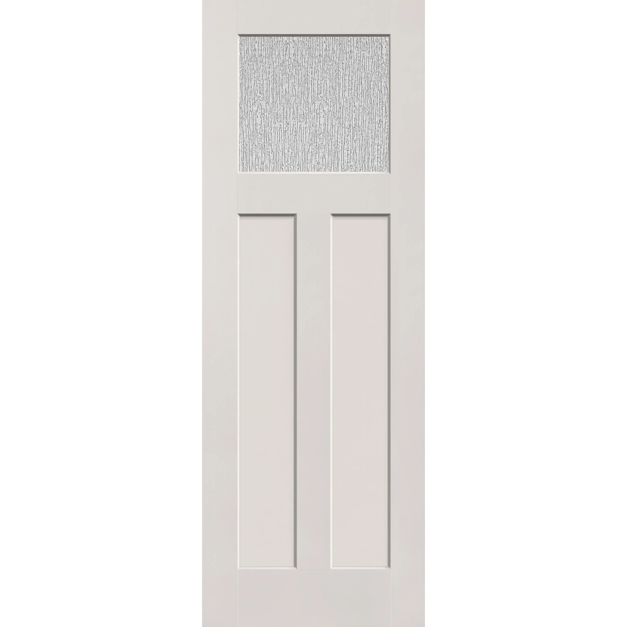 Rain Flush Glazed Fiberglass Entry Door - Craftsman 2 Panel (34" x 96") - Image 2