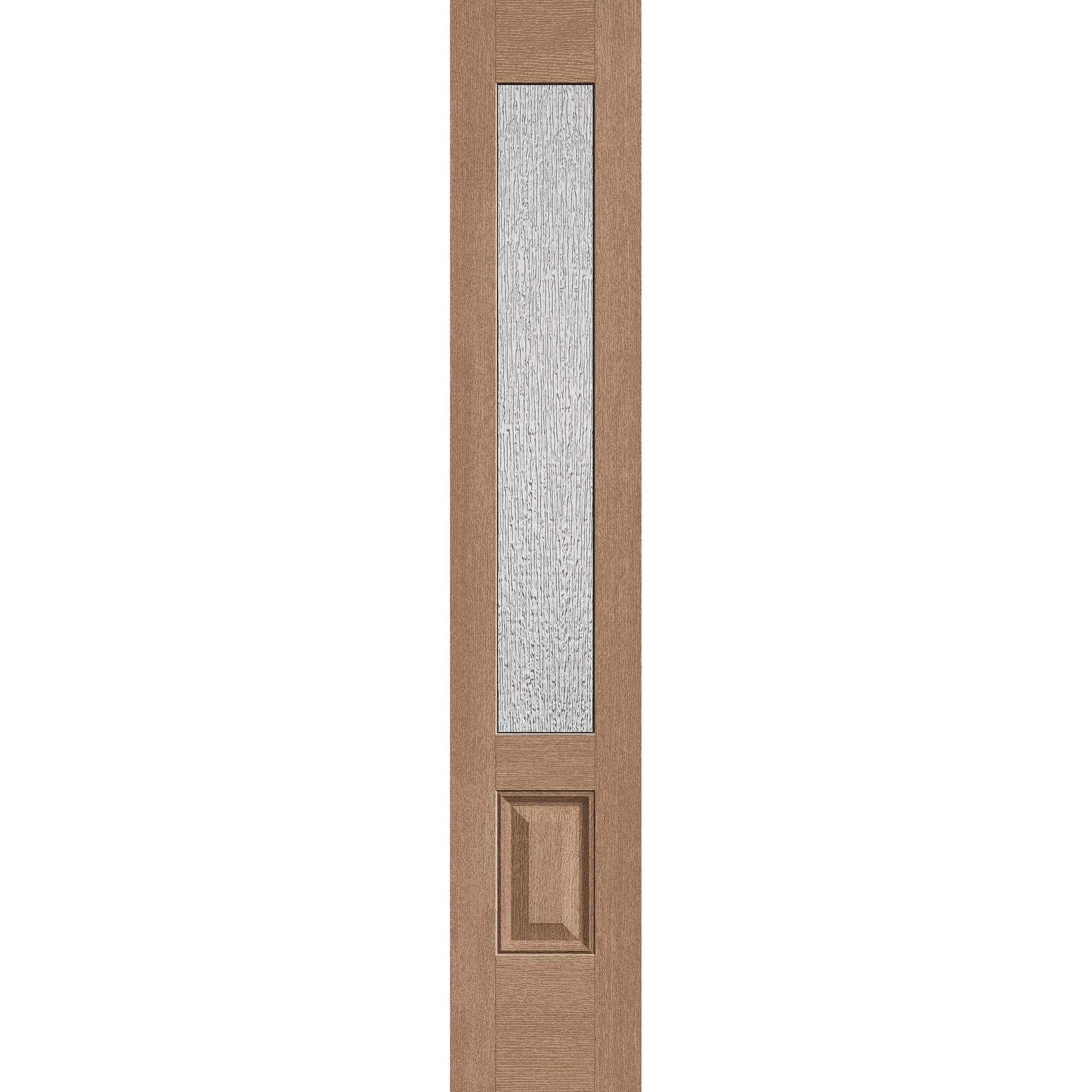 Rain Flush Glazed Fiberglass Sidelite Panel - 3/4 Lite (14" x 80")