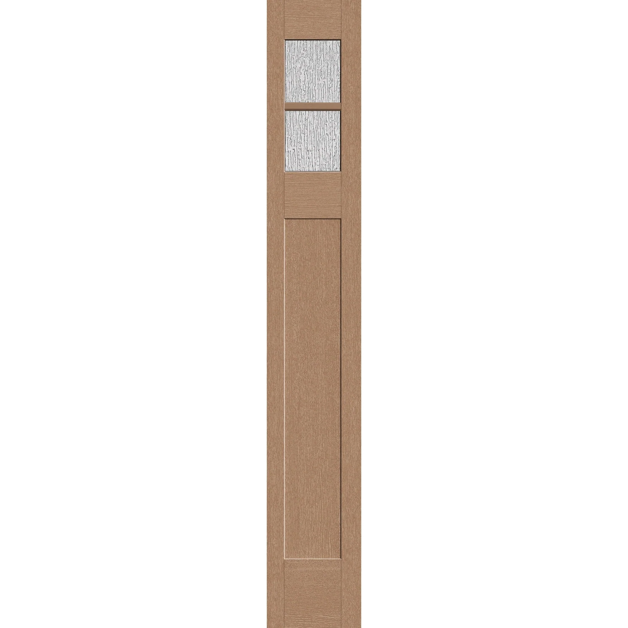 Rain Flush Glazed Fiberglass Sidelite Panel - Craftsman (12" x 80") - Image 2