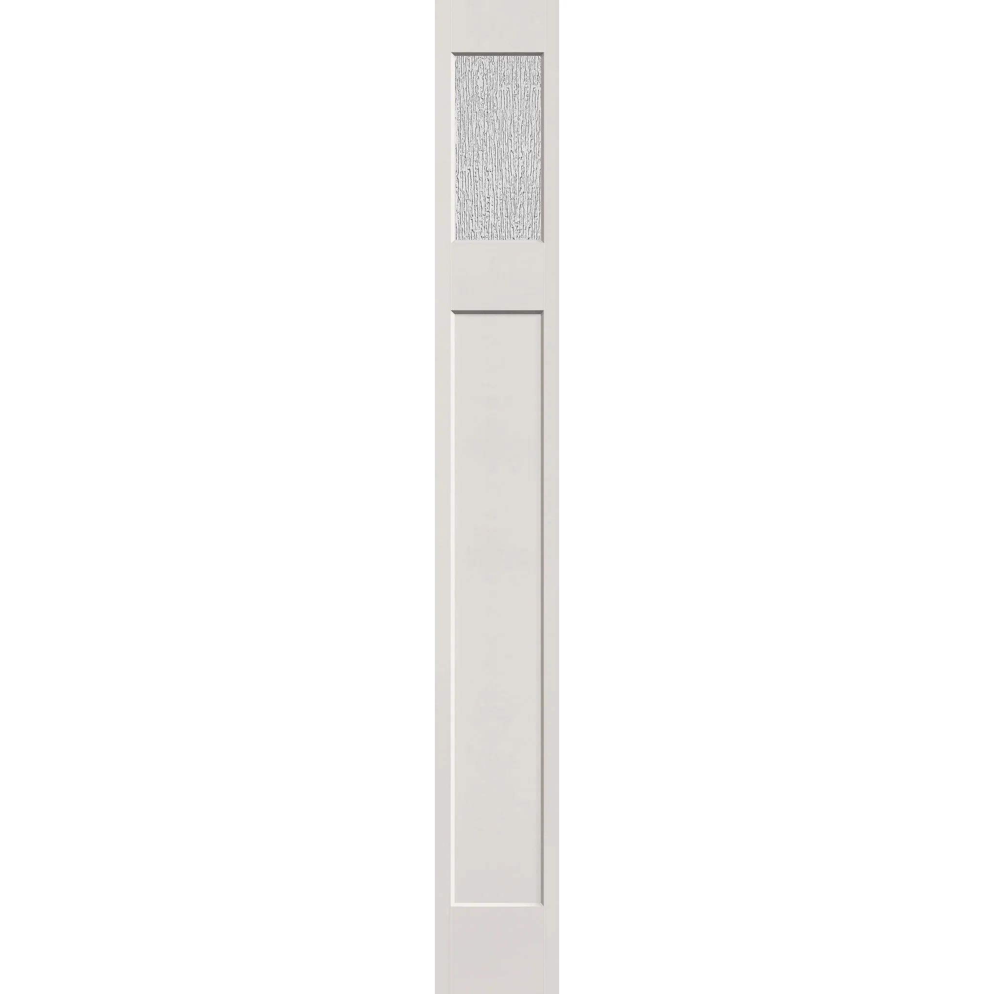 Rain Flush Glazed Fiberglass Sidelite Panel - Craftsman (12" x 96") - Image 2