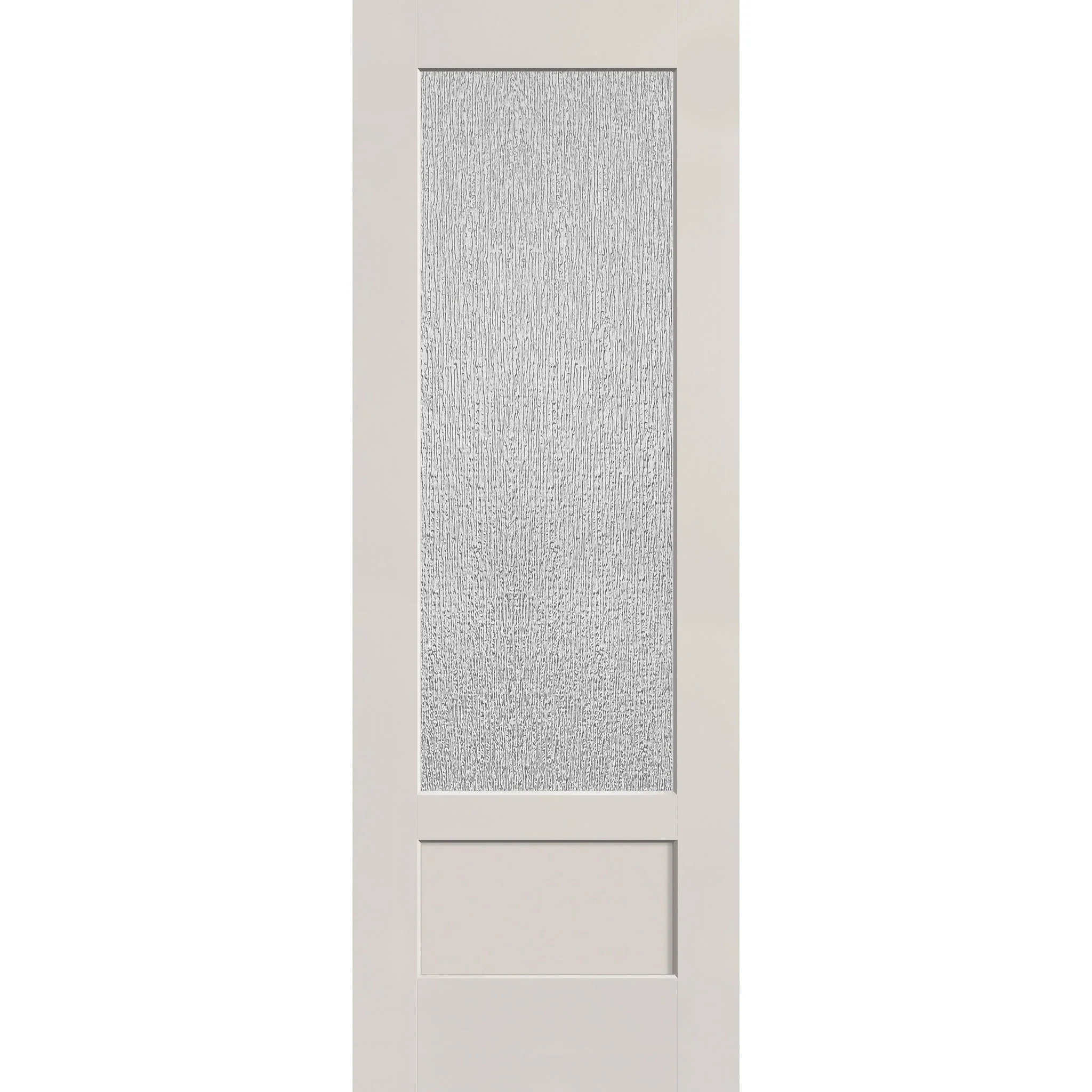Rain Flush Glazed Hurricane-Rated Fiberglass Entry Door - 3/4 Lite Shaker (34" x 96") - Image 2