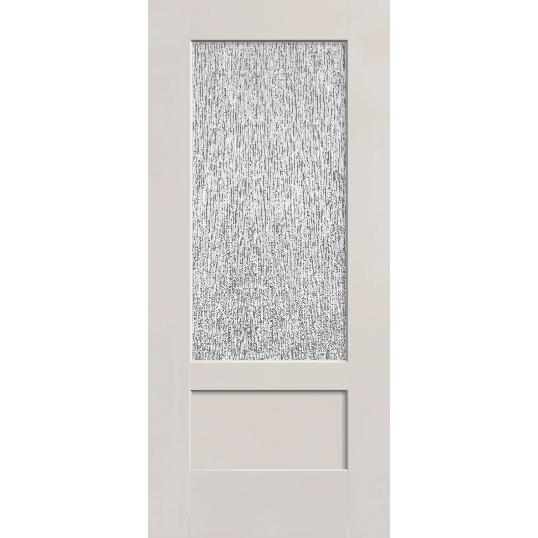 Rain Flush Glazed Hurricane-Rated Fiberglass Entry Door - 3/4 Lite Shaker (36" x 80") - Image 2