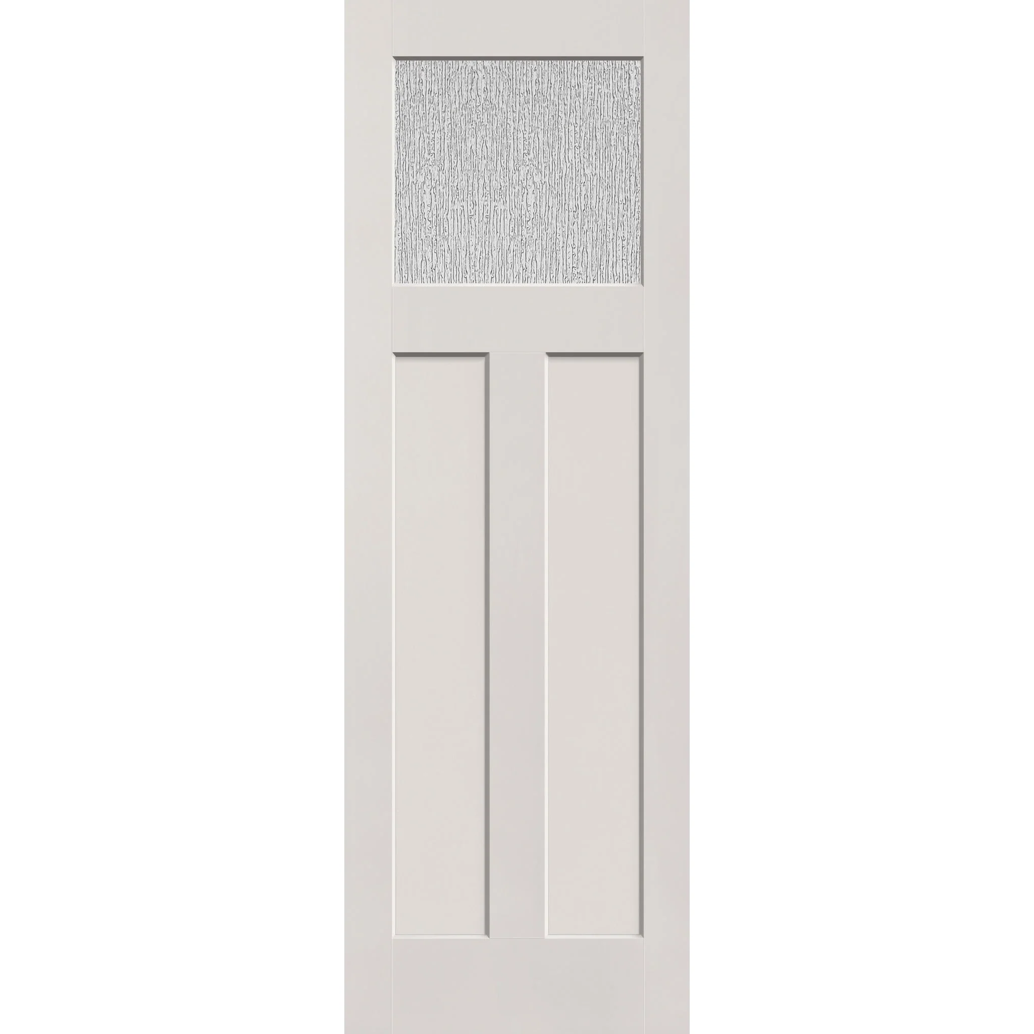 Rain Flush Glazed Hurricane-Rated Fiberglass Entry Door - Craftsman 2 Panel (32" x 96") - Image 2