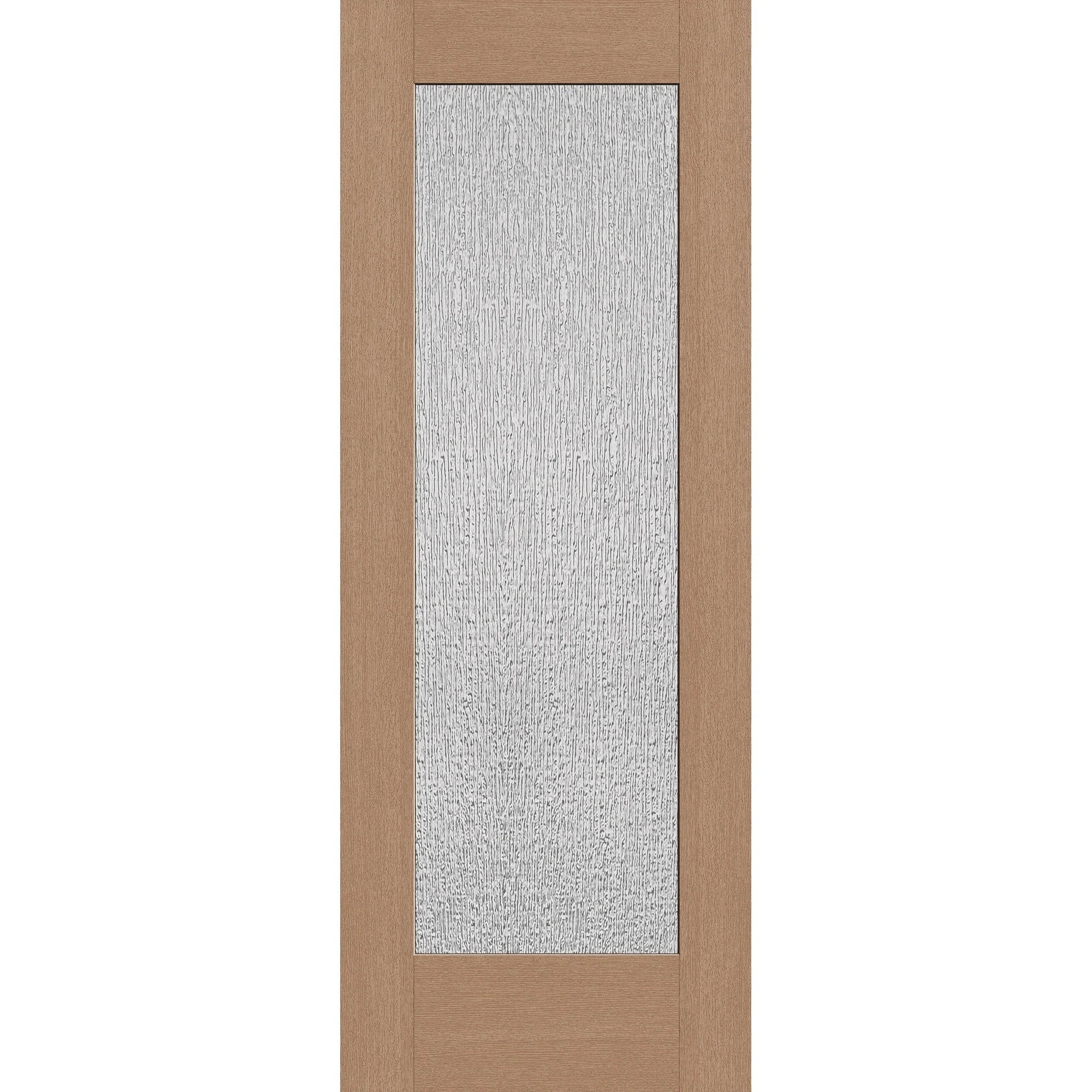 Rain Flush Glazed Hurricane-Rated Fiberglass Entry Door - Full Lite (30" x 80")
