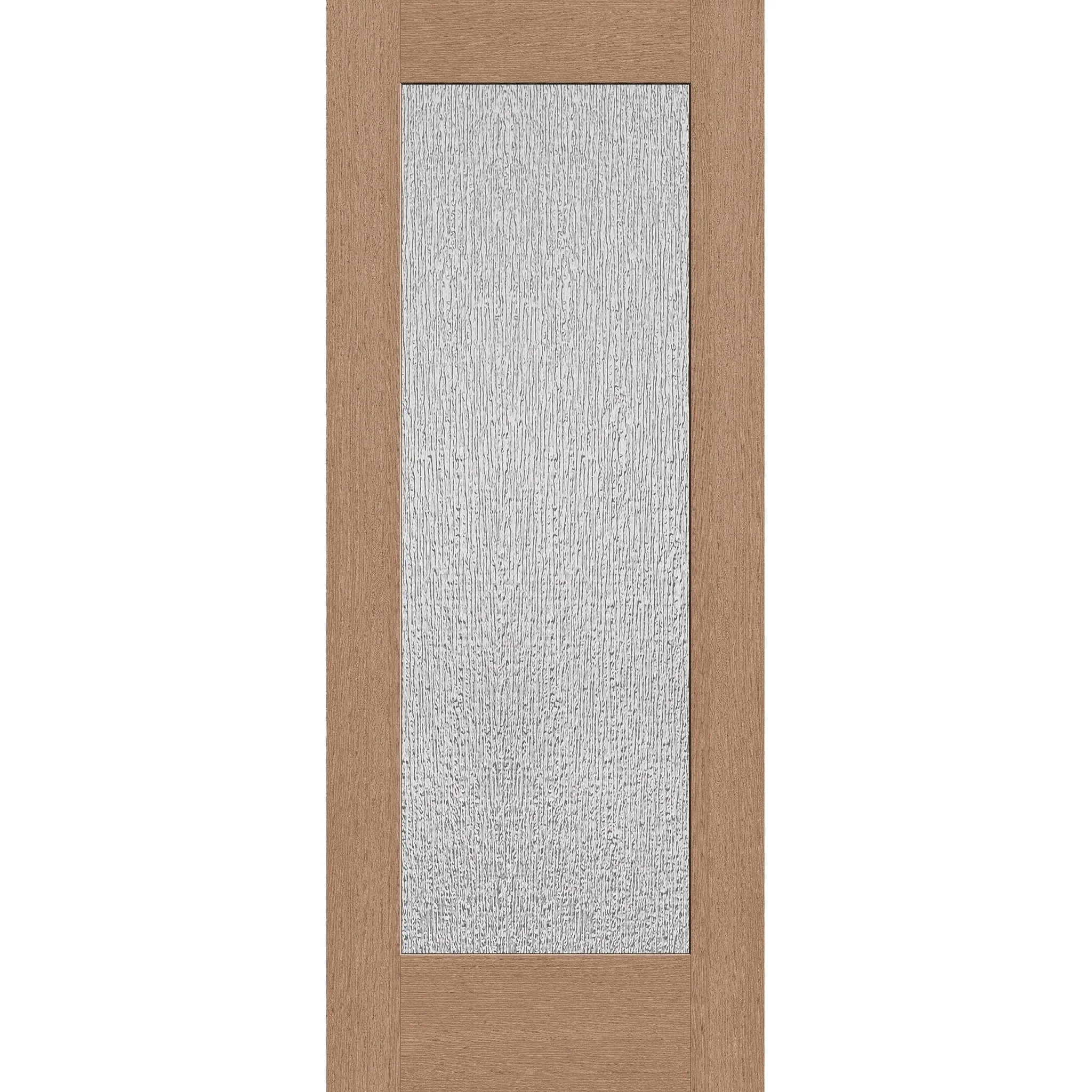 Rain Flush Glazed Hurricane-Rated Fiberglass Entry Door - Full Lite (32" x 80")