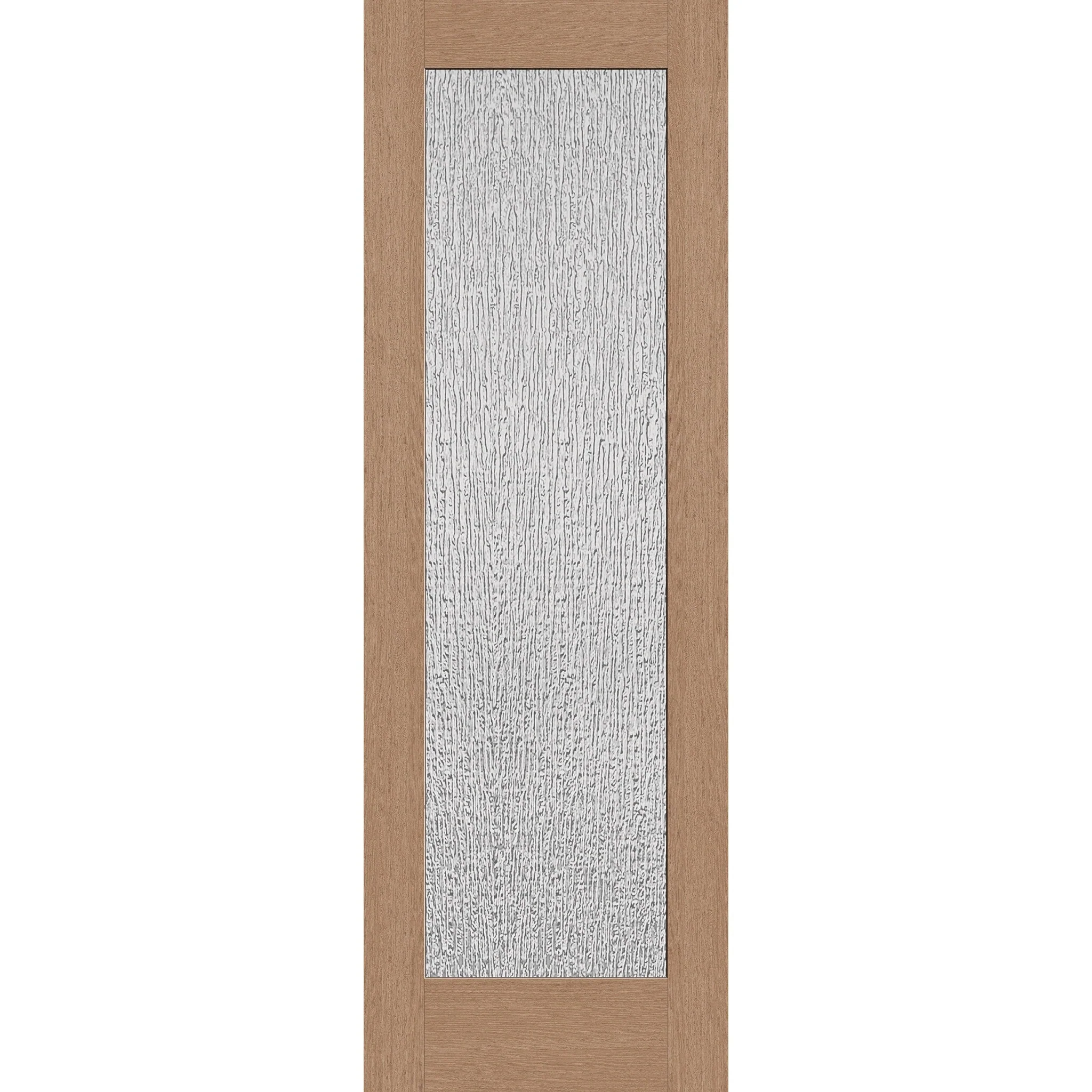 Rain Flush Glazed Hurricane-Rated Fiberglass Entry Door - Full Lite (32" x 96")