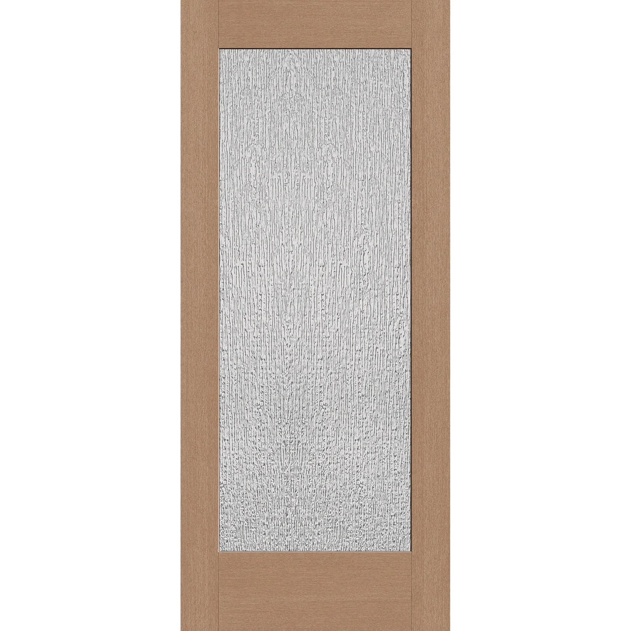 Rain Flush Glazed Hurricane-Rated Fiberglass Entry Door - Full Lite (34" x 80")