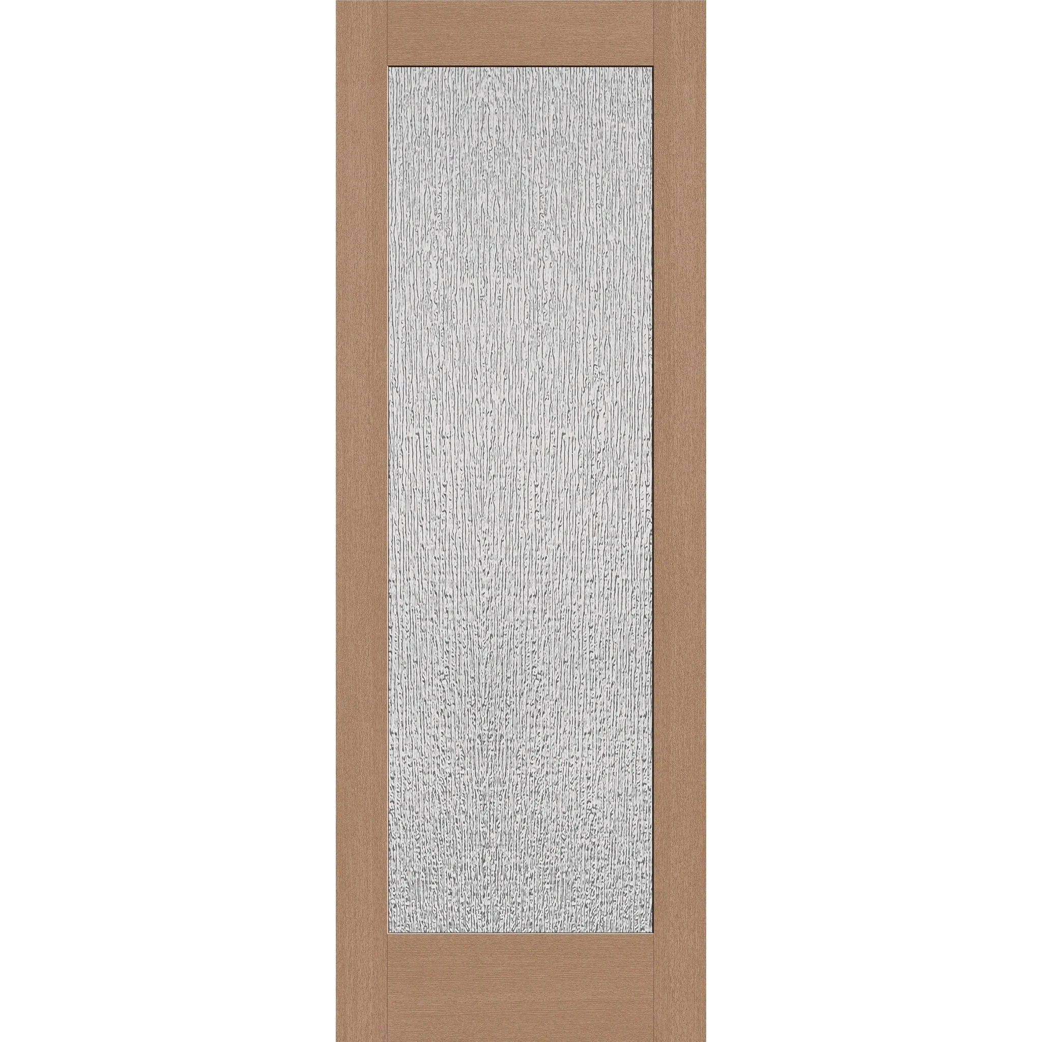Rain Flush Glazed Hurricane-Rated Fiberglass Entry Door - Full Lite (34" x 96")