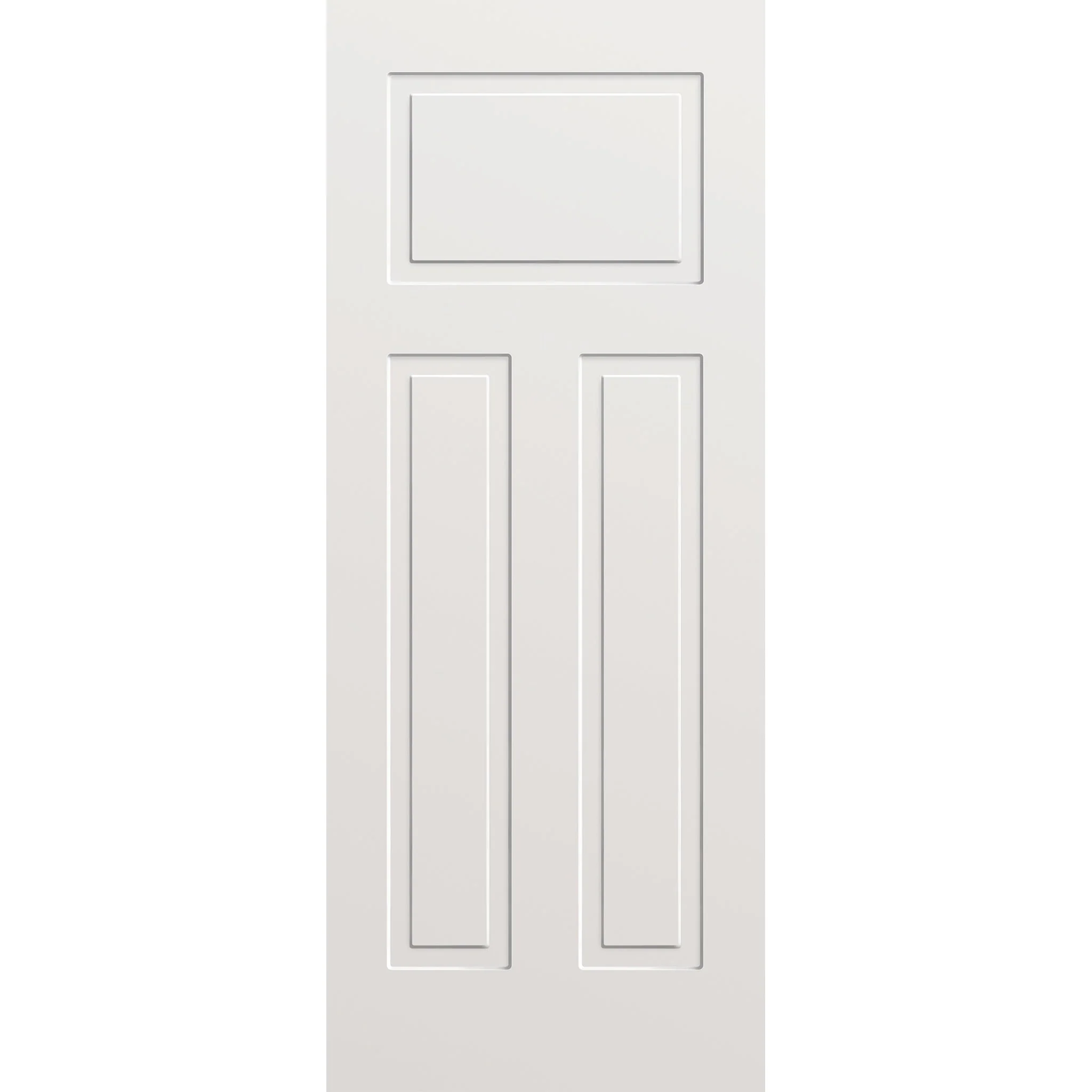 Steel Edge Entry Door - 3 Panel Urban Craftsman (32" x 80")