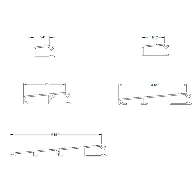 Threshold Extender (36.5" to 72.5" Width) - Image 3