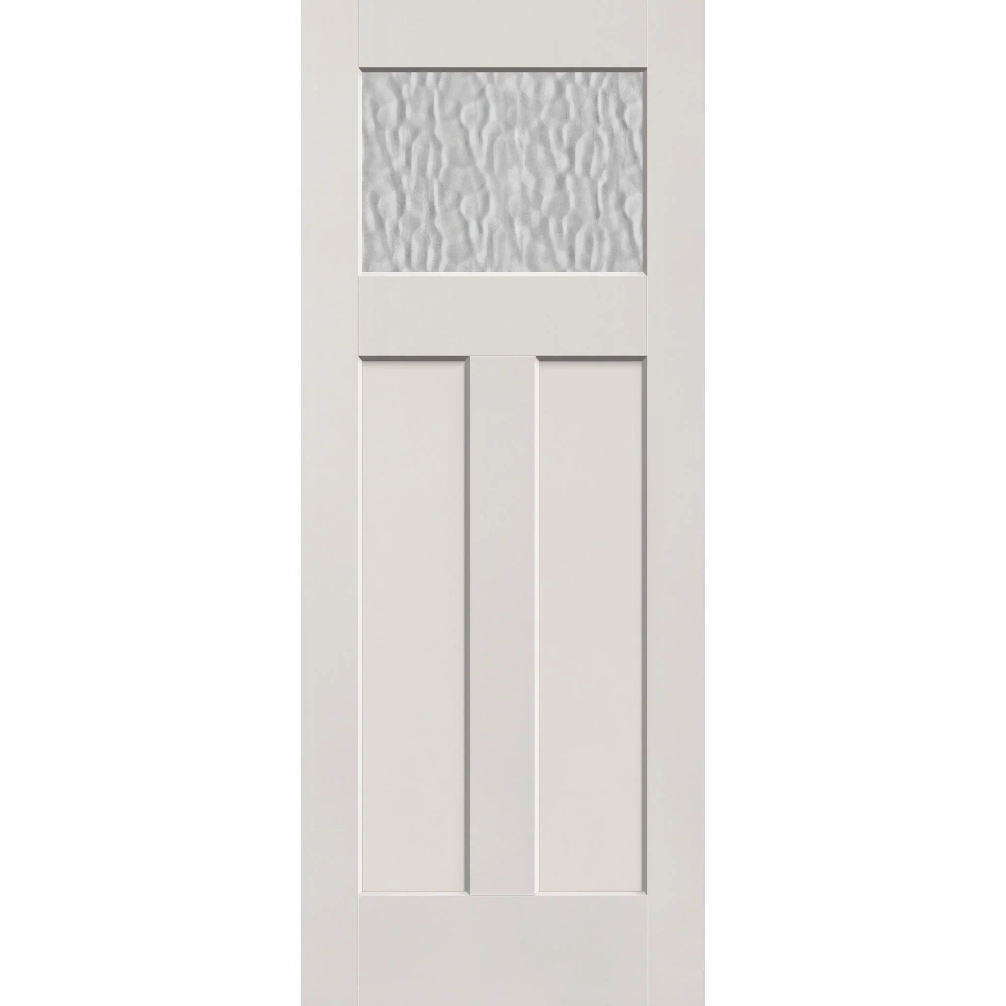 Vapor Flush Glazed Fiberglass Entry Door - Craftsman 2 Panel (32" x 80") - Image 2