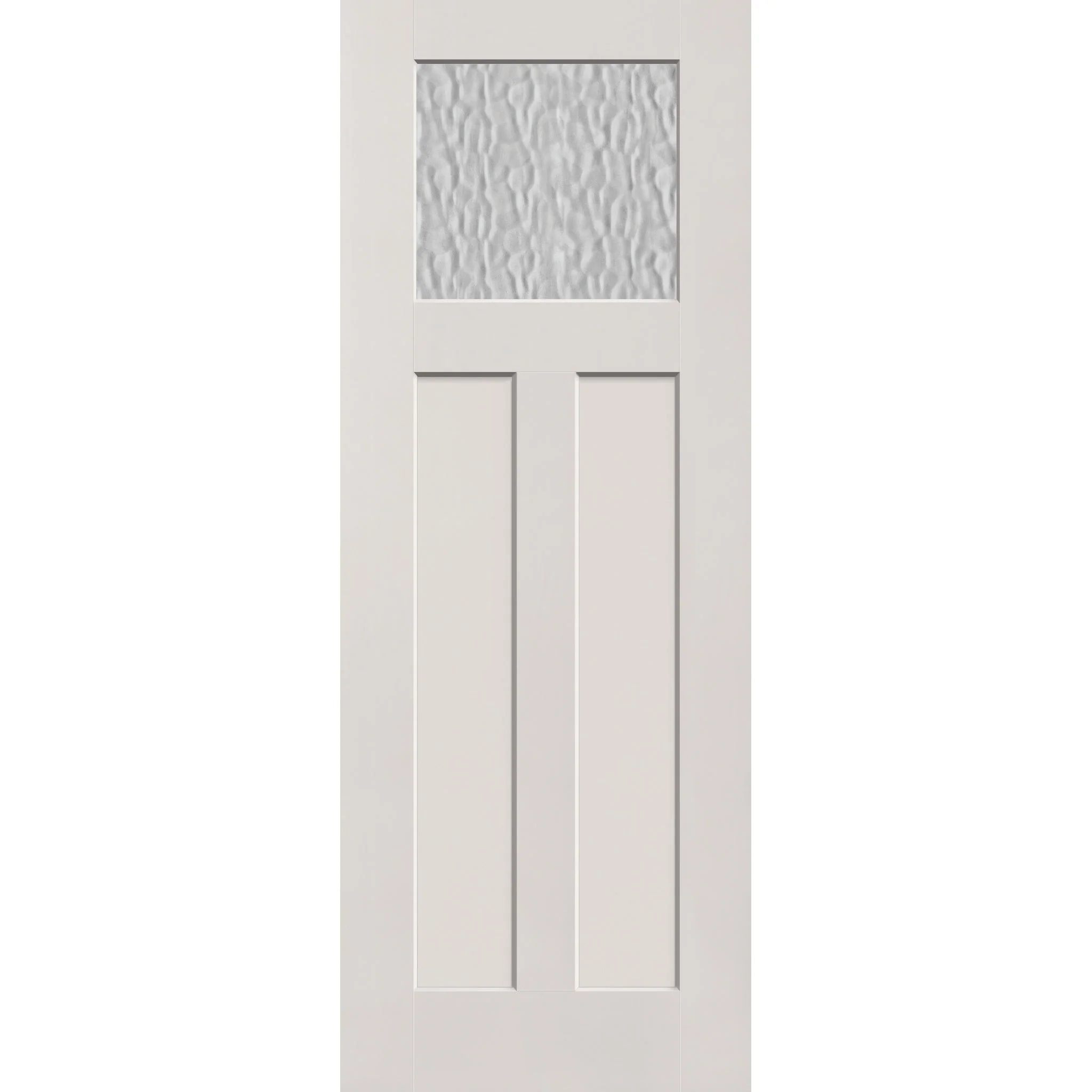 Vapor Flush Glazed Fiberglass Entry Door - Craftsman 2 Panel (36" x 96") - Image 2
