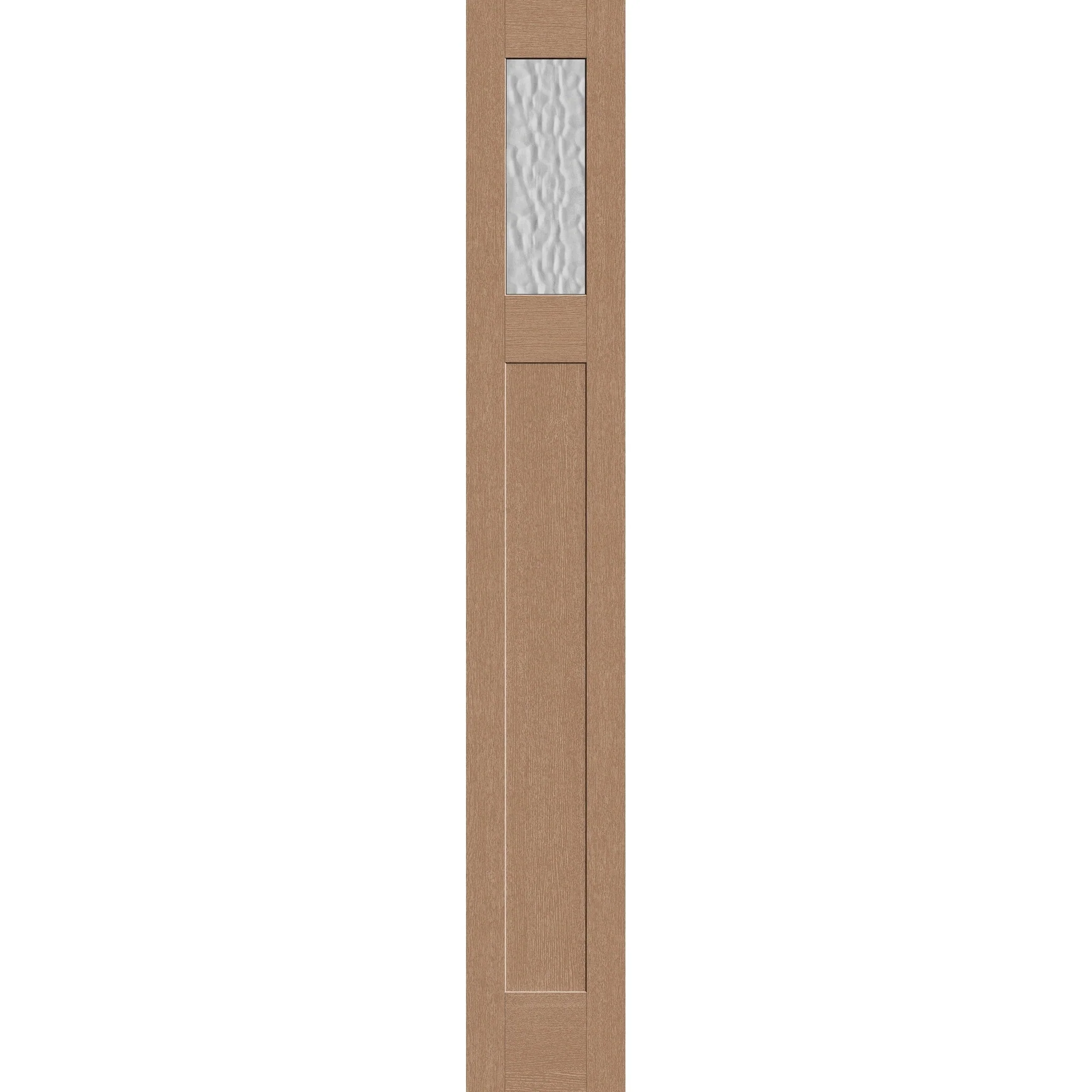 Vapor Flush Glazed Fiberglass Sidelite Panel - Craftsman (14" x 96")
