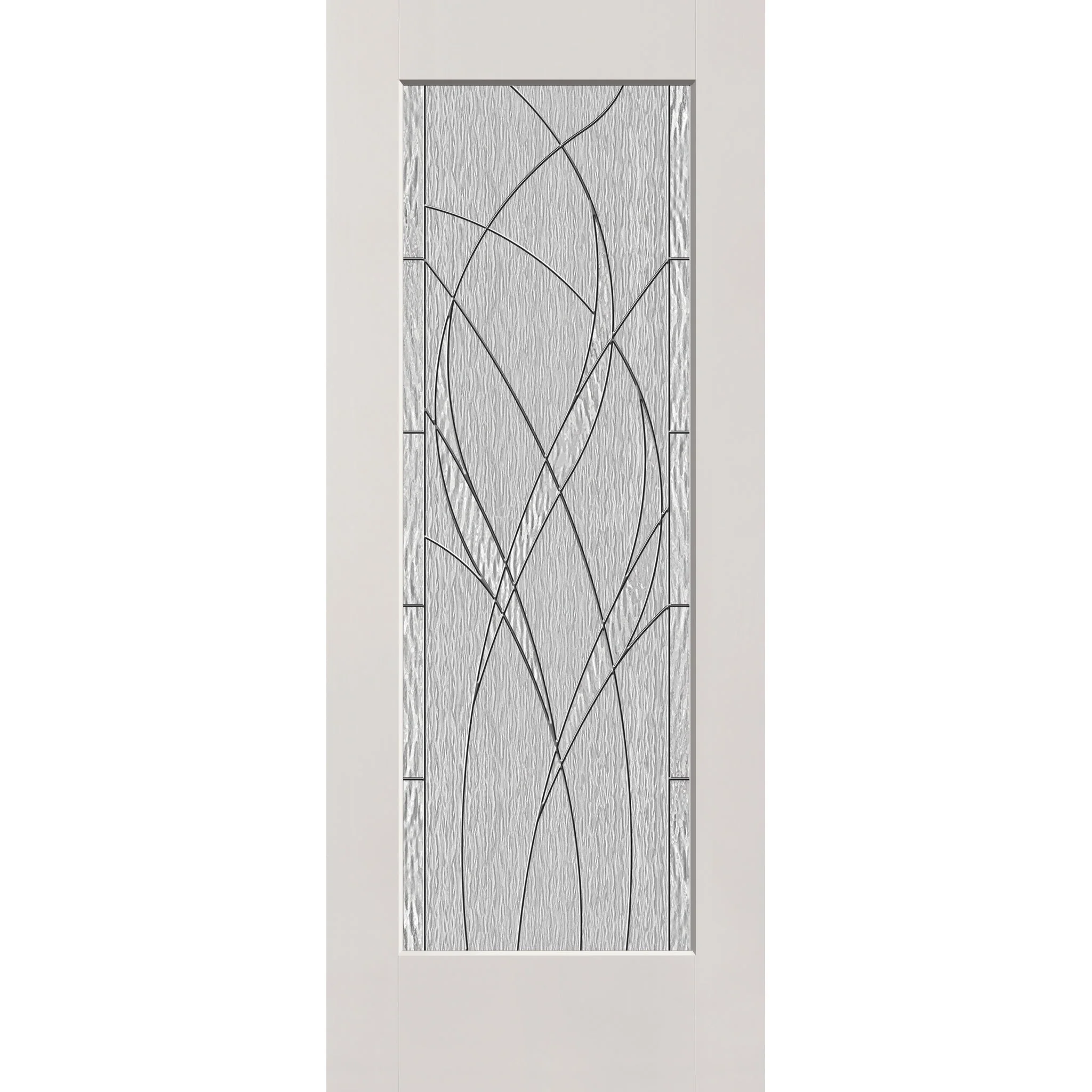 Waterside Flush Glazed Fiberglass Entry Door - Full Lite (32" x 80") - Image 2
