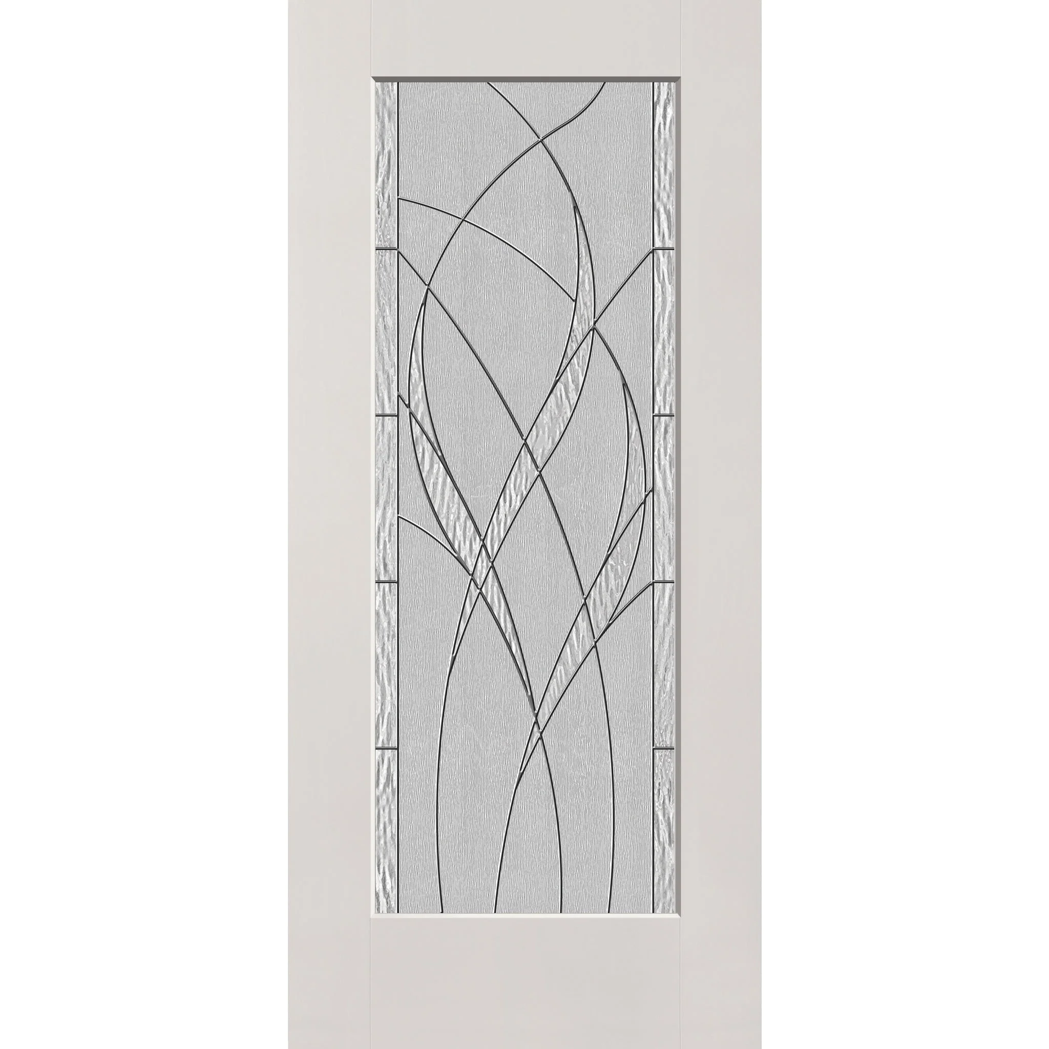 Waterside Flush Glazed Fiberglass Entry Door - Full Lite (36" x 80") - Image 2