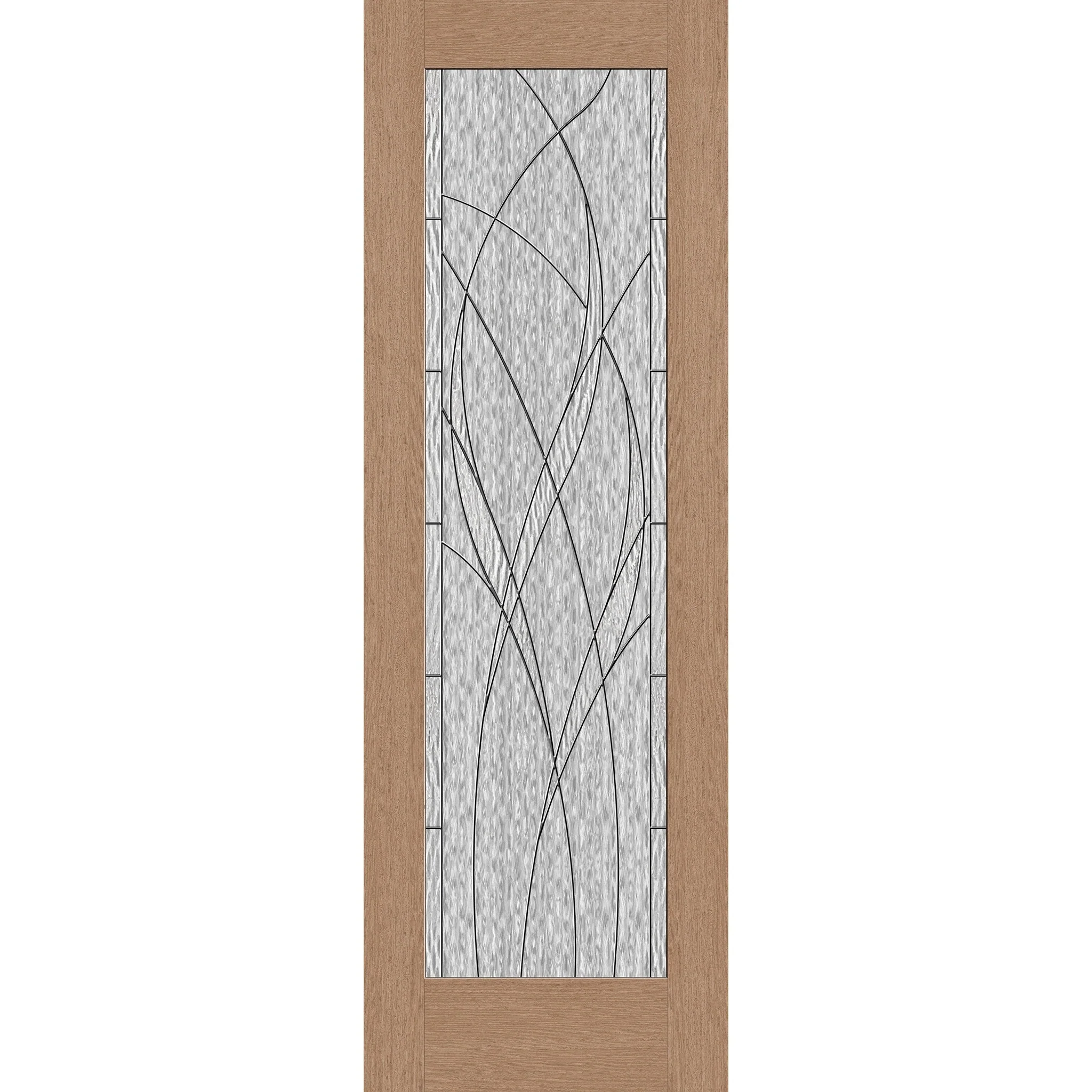 Waterside Flush Glazed Hurricane-Rated Fiberglass Entry Door - Full Lite (32" x 96")