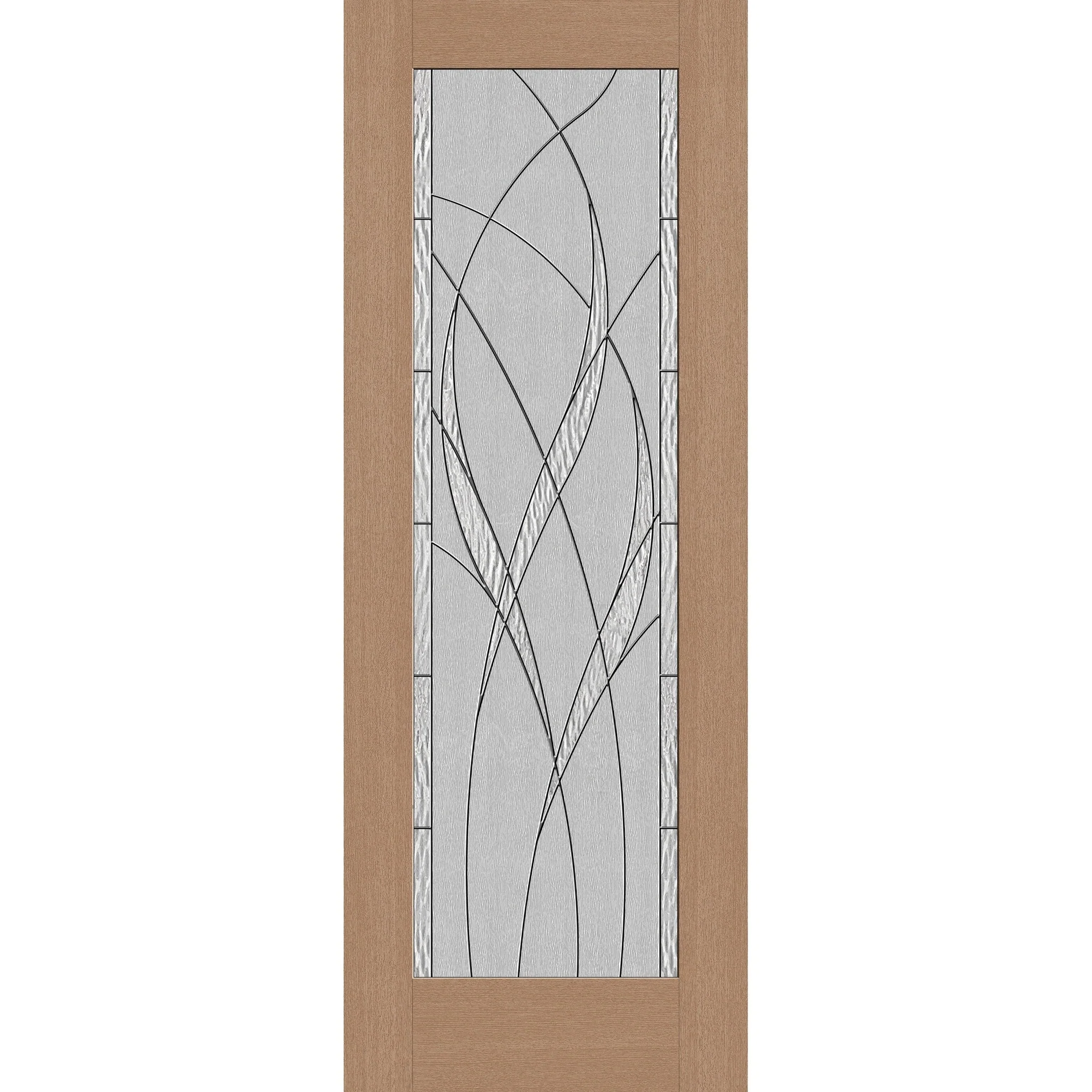 Waterside Flush Glazed Hurricane-Rated Fiberglass Entry Door - Full Lite (36" x 96")