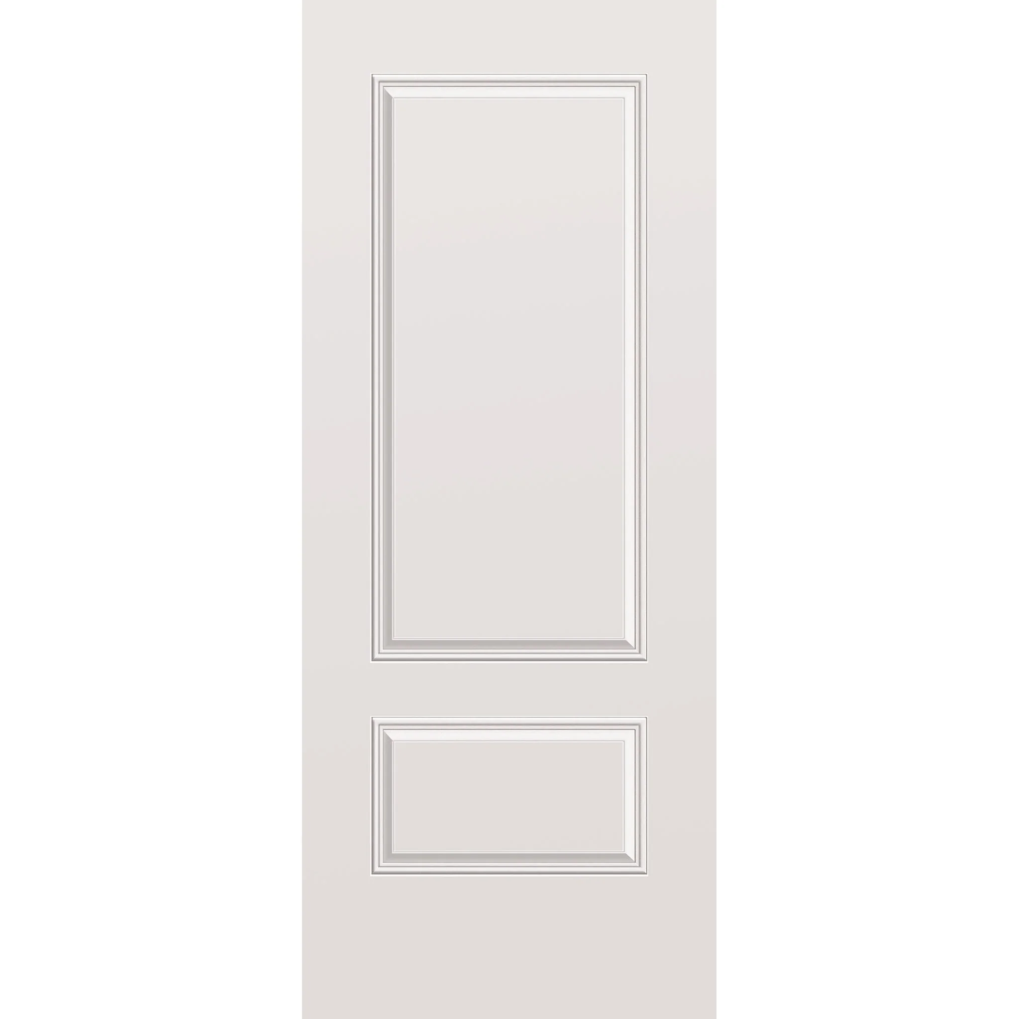 Wood Edge Steel Entry Door - 2 Panel 3/4 (34" x 84")