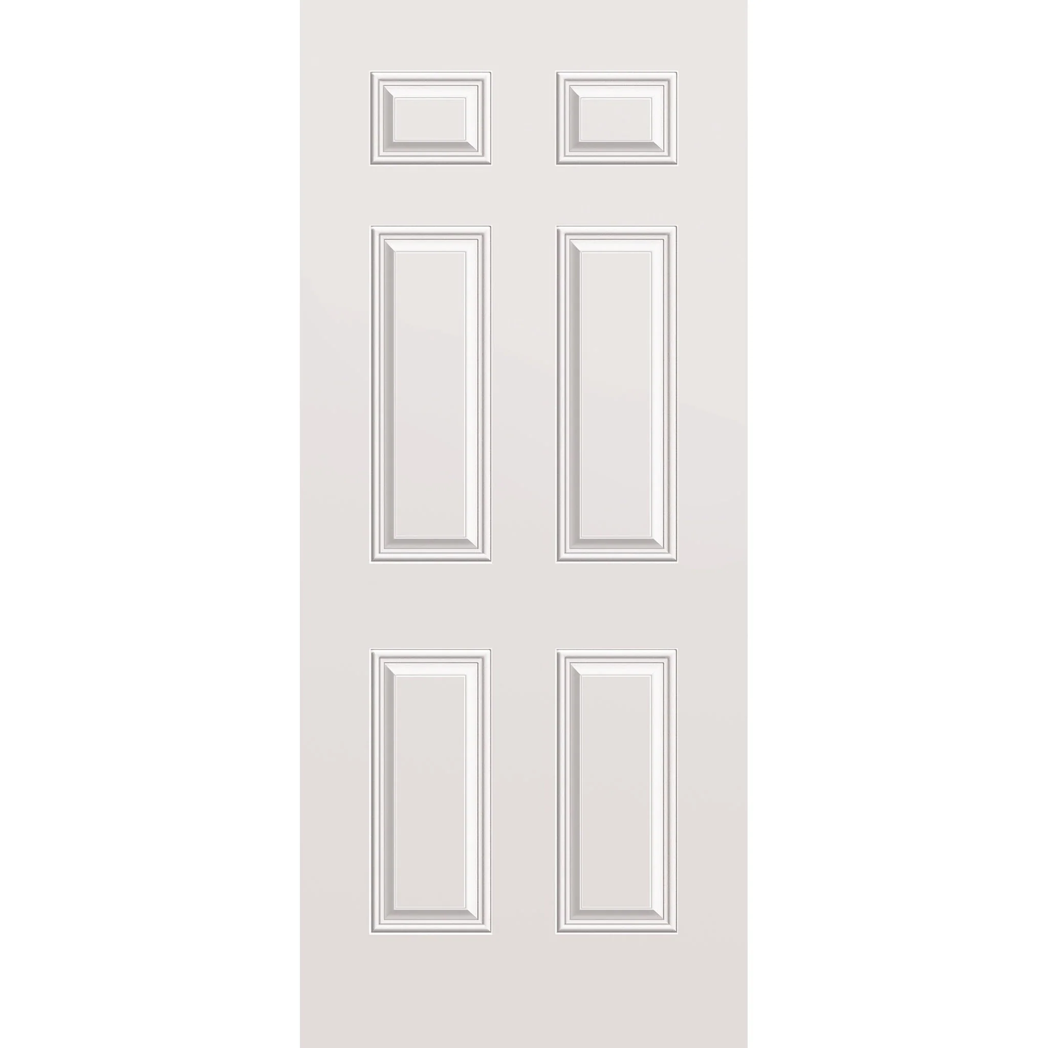 Wood Edge Steel Entry Door - 6 Panel (34" x 80")